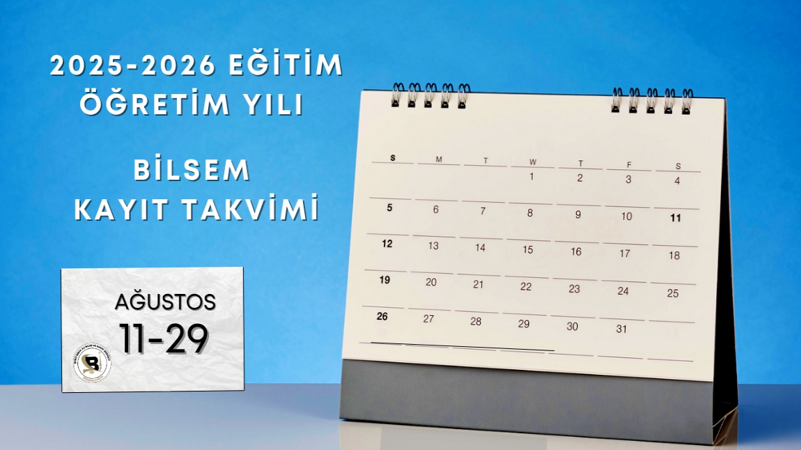 2025-2026 Eğitim Öğretim Yılı Kayıt Takvimi